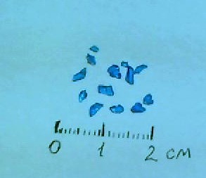 How I grew crystals from blue vitriol - My, Chemistry, Copper sulphate, Crystals, Research, Longpost