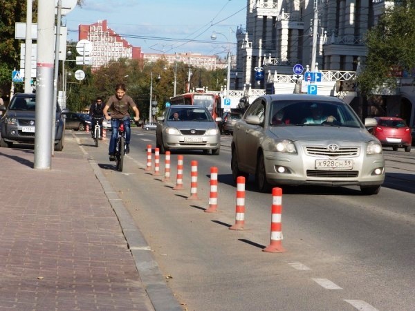 Why do you need a bike lane? - My, A bike, Bike path, A pedestrian