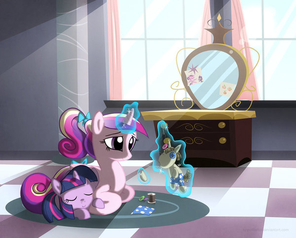   My Little Pony, Ponyart, Princess Cadance, Twilight sparkle