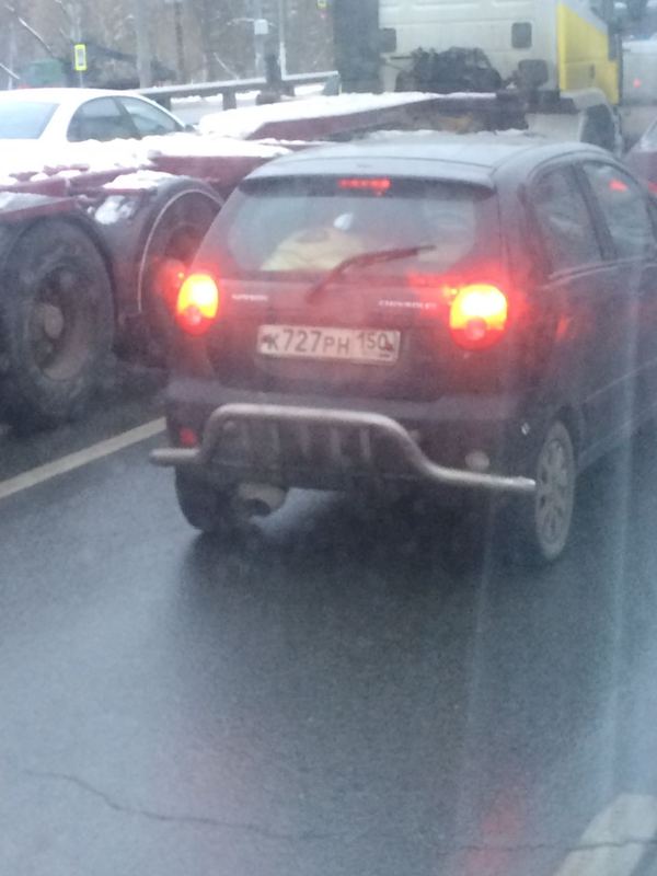 When you are not afraid to back up and brake hard - My, Jeep, Woman driving, , Nothing, Moscow