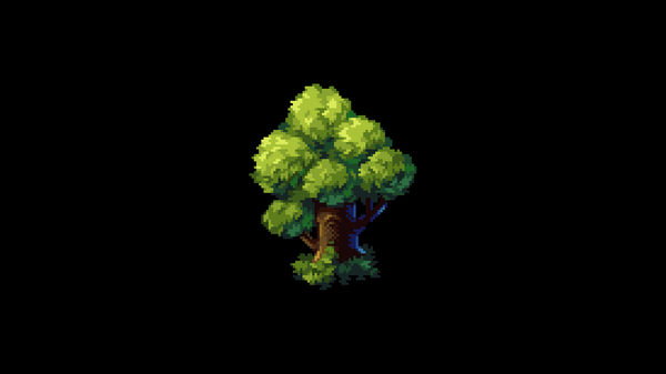 Isometric Pixel Art Tree | Drawing process by Artem Brullov Pixel Art, , , Speed painting, ,  