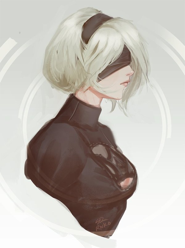 Nier - Арт, Игры, NIER Automata, Raikoart