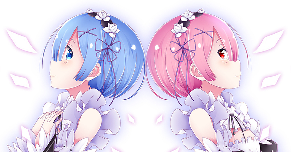 Re:Zero. Rem/Ram. Anime Art. | Пикабу