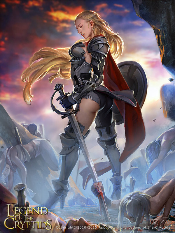 Legend of the Cryptids - Art, Games, Girls, Legend of the cryptids, Longpost, Azora Studio