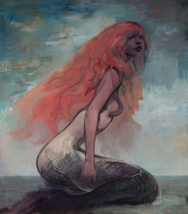 Mermaid - NSFW, Art, Mermaid, 