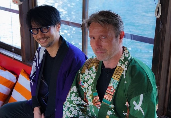 Kojima and Mads wish you a good morning - Hideo Kojima, Mads Mikkelsen, 