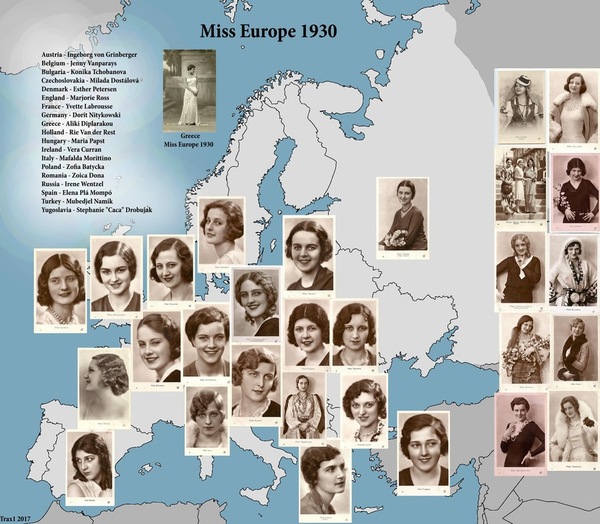 Miss Europe 1930 - Fashion, Story, Miss, Girls