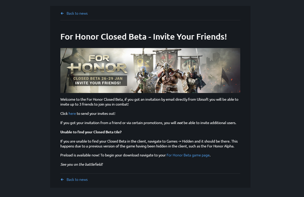 2    For Honor Uplay, 2   , , For Honor, 