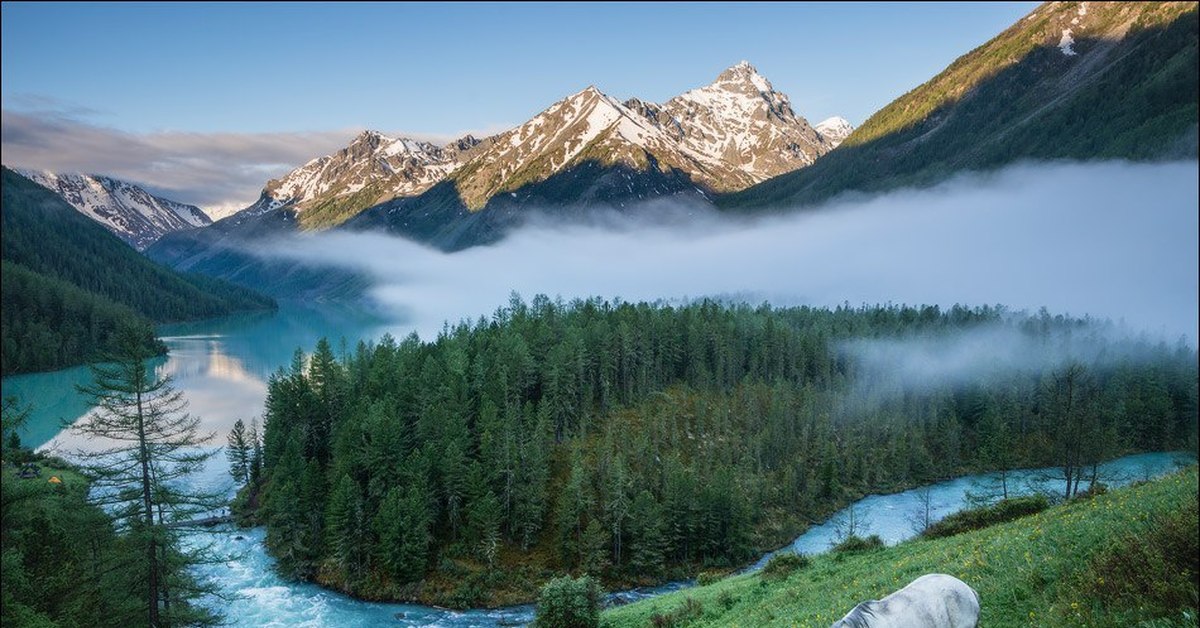 Кучерлинское озеро панорама