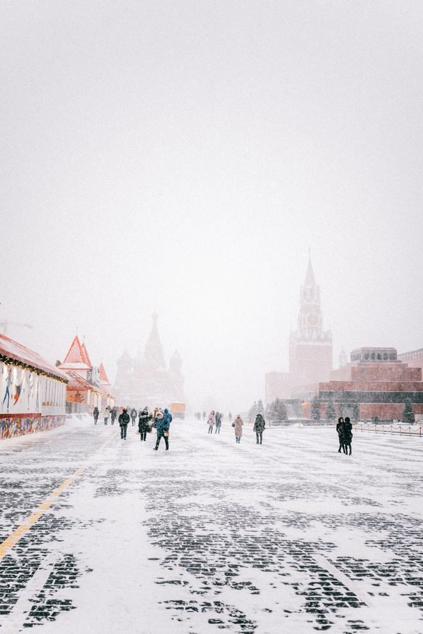 Москва зимой фото