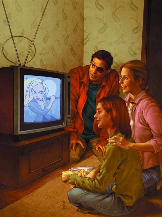 Beautiful Art on the good old Buffy - Buffy, Art, Sarah Michelle Gellar, Longpost