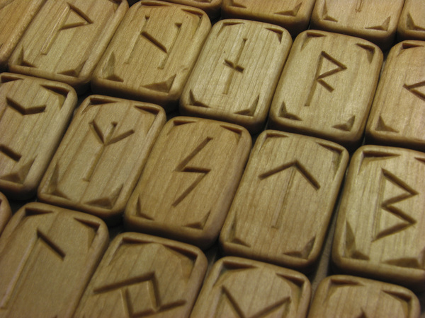 Wooden Friday mine - My, Wood carving, My, Runes, Medallion, Handmade, Longpost