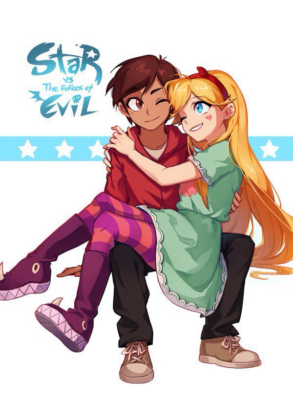 Star and Marco - Art, Star vs Forces of Evil, Romance