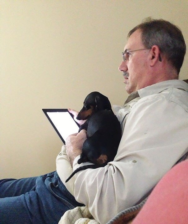Dad said he didn't want an iPad or a dog - Milota, Dad, Dog, Father