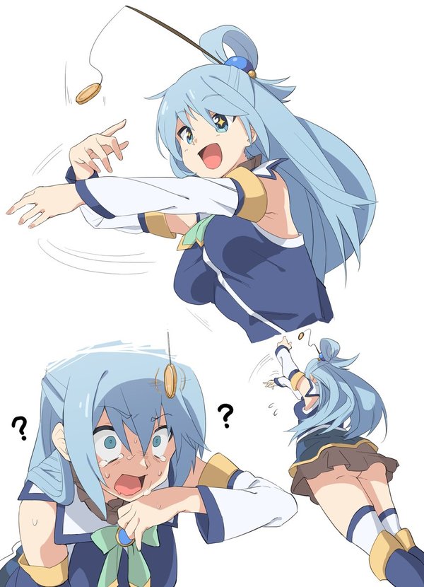  :  , Konosuba, Aqua, Muchi maro