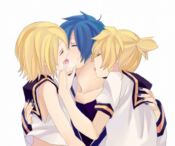 Akiyoshi is an artist. Vocaloid Compilation - Kaito/Rin/Len - NSFW, Anime art, , Kagamine rin, Kagamine len, Art, Kaito, Longpost