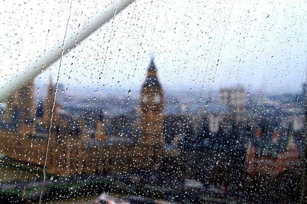 When it rains - My, Canon, London Eye, The photo