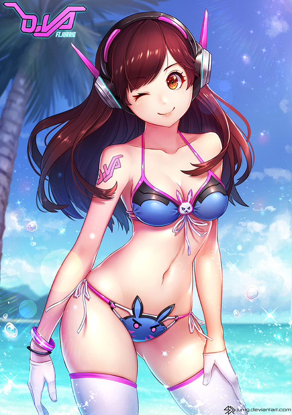 D.Va (Diva) <3 - Anime, Anime art, Blizzard, Overwatch, Dva