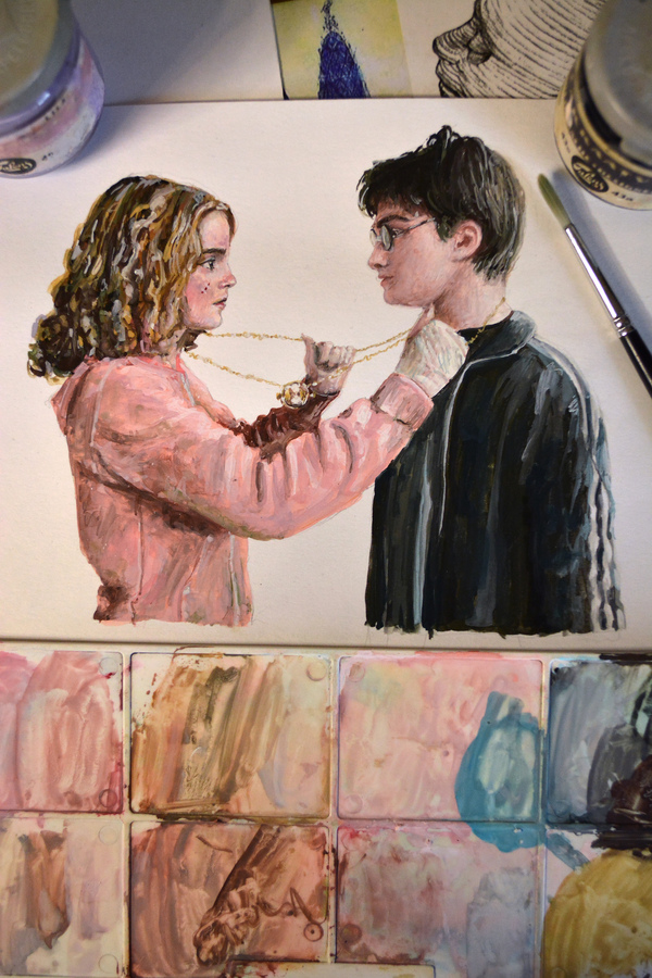 Harry Potter Art - My, Harry Potter, Fan art, Drawing