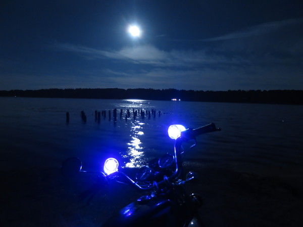 Night photos in the vicinity of the Volga River - My, Canon, The photo, Night, moon, Volga river, I want criticism, Longpost