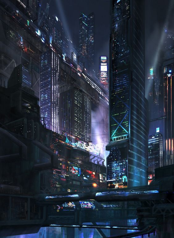 Cyberpunk Cities - Cyberpunk, Town, Longpost