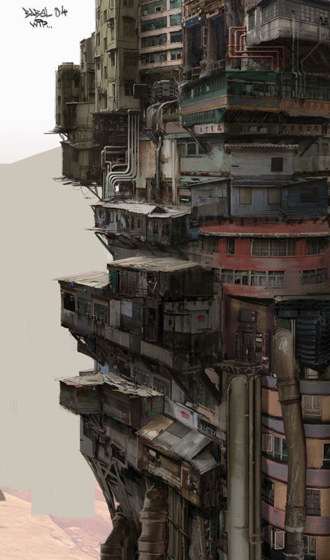 Cyberpunk Cities - Cyberpunk, Town, Longpost