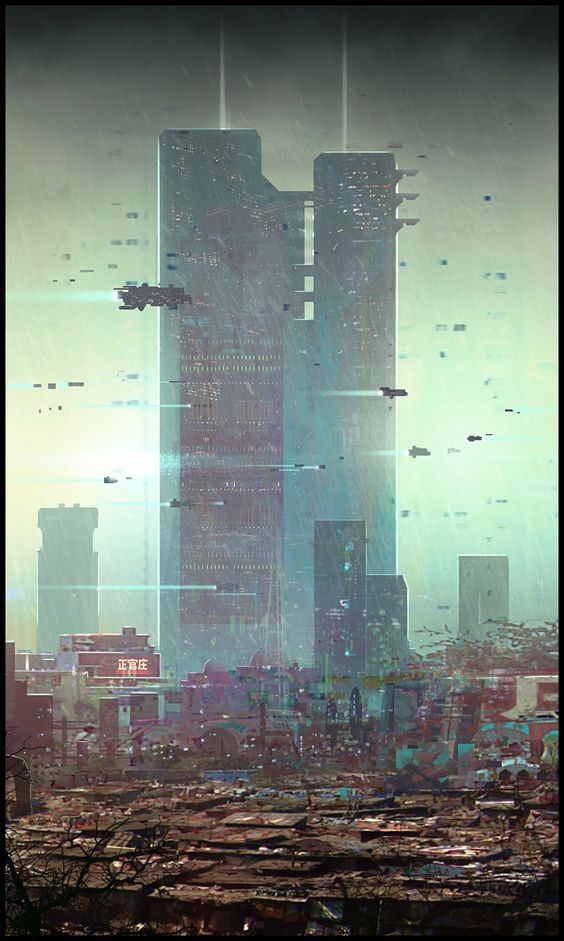 Cyberpunk Cities - Cyberpunk, Town, Longpost