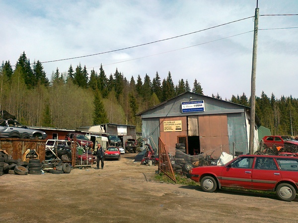 Autodismantling in Finland - My, Longpost, Autoparsing, The photo, My, Finland