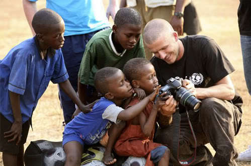 David Beckham: To make the children proud of me - David Beckham, Charity, UNICEF, Children, Longpost