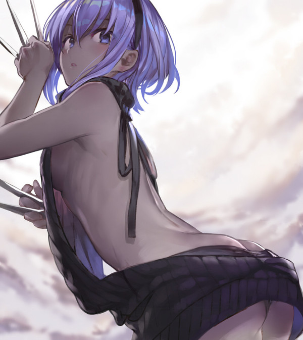 Some more mainstream sweaters - Anime art, Longpost, Virgin killer sweater, NSFW, Fate, Anime