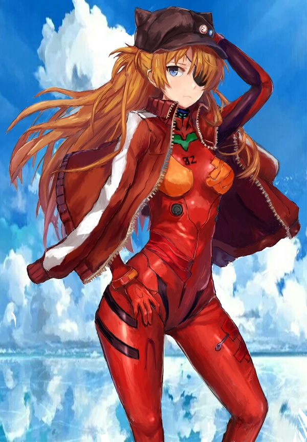 Asuka Langley Anime Art, , Evangelion, Asuka Langley