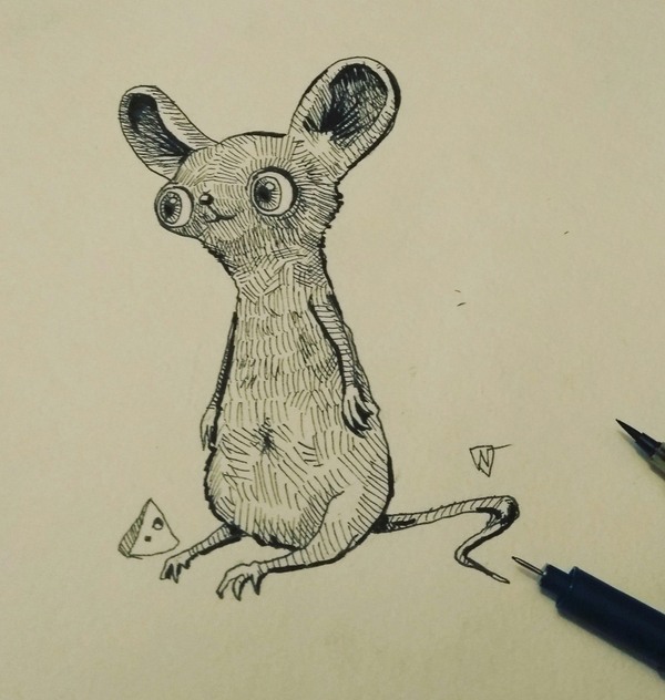 Little animals - My, Drawing, Creation, Mikolart