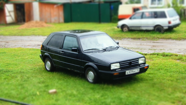 Дороги... кому вообще нужны дороги - Моё, Golf 2, Авто, Не сегодня, Volkswagen Golf II