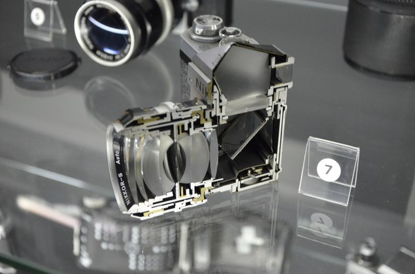 Just a cutaway camera - My, Camera, Exhibit, Museum of technology, Optics