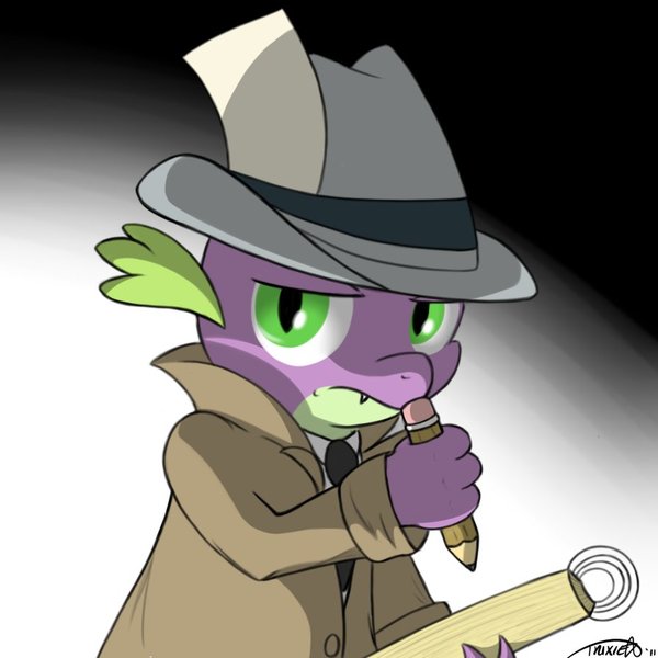 Ghost Writer - My little pony, PonyArt, Spike, , , Serials