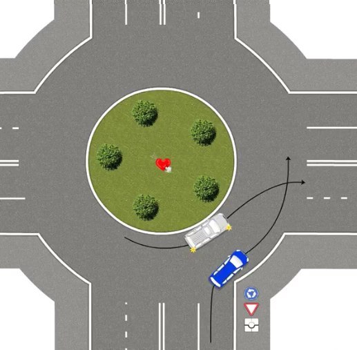 Who should yield in this situation? - Traffic rules, Auto, , Help