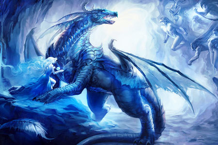 Hibernation - The Dragon, , , Fantasy, Fairy world, , Story, Princess, Longpost