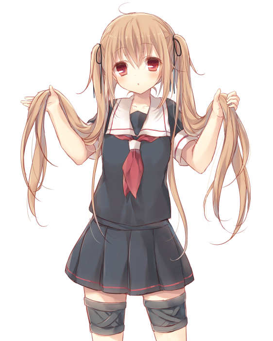 Murasame - Anime art, Kantai collection, Murasame, Games, Longpost