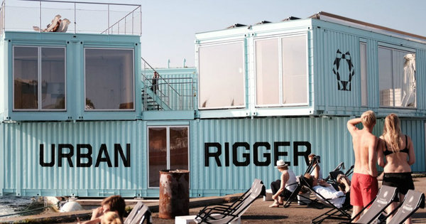 In Copenhagen, students are housed in floating dormitories from containers for $ 600 a month - Denmark, Copenhagen, , Houseboat, Livejournal, Longpost