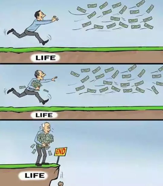 A life - Comics, Vital, A life, Money, Dream, Death