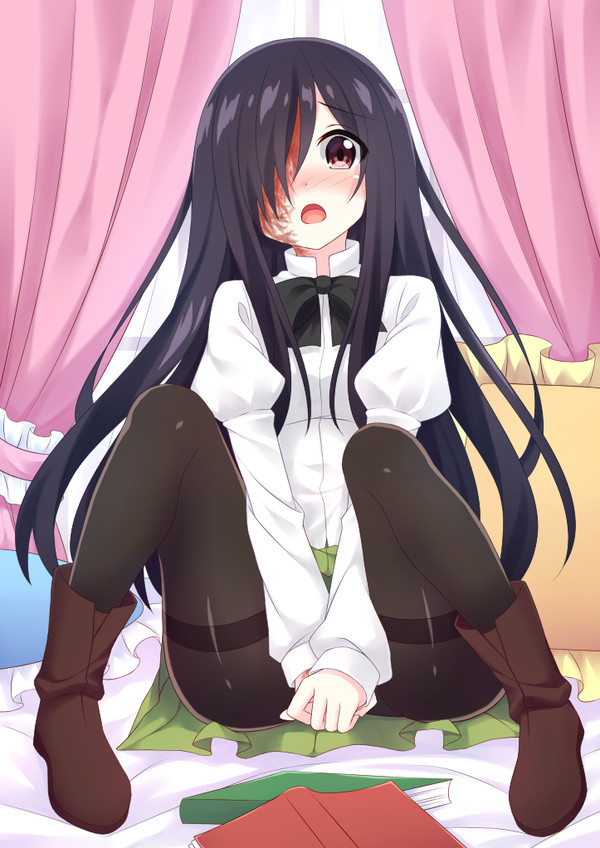 Don't look! - Drawing, Art, Anime, Anime art, Hanako ikezawa, Katawa shoujo, Visual novel