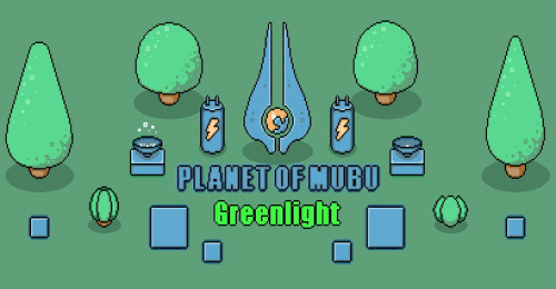 Planet of Mubu. Greenlight and all) - My, Gamedev, , Indie game, GIF