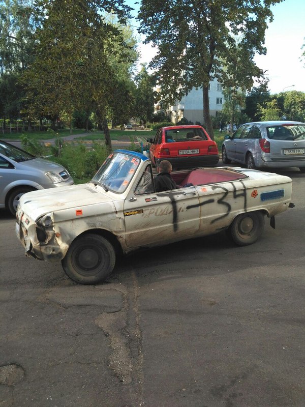 When the budget is small, but I want a convertible) - My, Cabriolet, Zaporozhets, TT-34, Minsk, Summer, Longpost