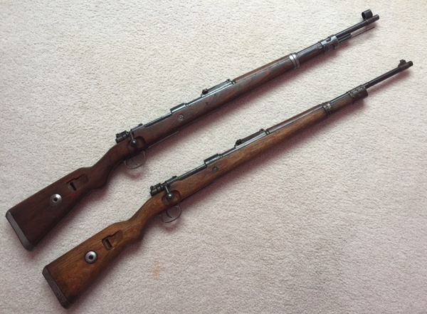 Visual comparison of the German rifle at the beginning and end of the war. - Rifle, Germany, The Great Patriotic War, Third Reich, It Was-It Was, Weapon, Longpost