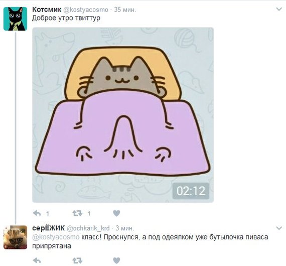 Алкоголики больные люди - Кот, Twitter, Алкоголь, Бутылочка