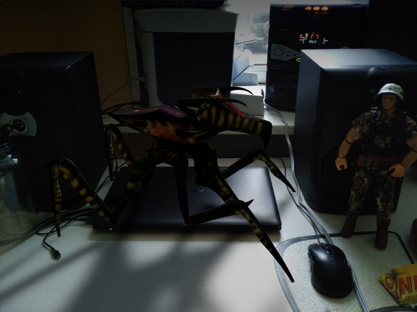 The bugs are attacking, but the cats are on guard - My, Longpost, Cinema 4d, Arachnida, Starship Troopers, cat