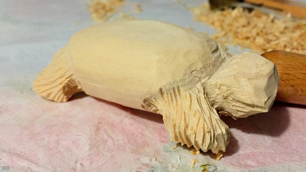 Wood carving or how I carved a turtle from a linden tree. - My, Wood carving, Creation, Interesting, Turtle, Thread, Tree, Longpost, Linden