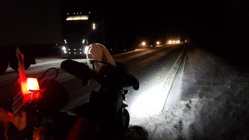 IN WINTER AS SUMMER - or My fastest trip (part 2) - Moto, Dalnyak, Travels, Winter, Bikepost, Nefteyugansk, Scooter, Longpost