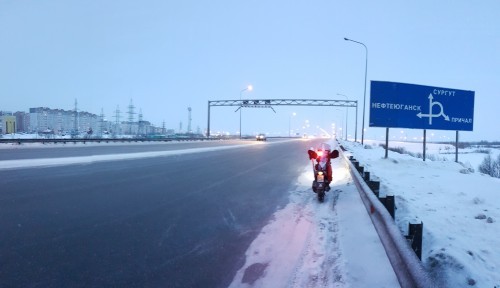 IN WINTER AS SUMMER - or My fastest trip (part 2) - Moto, Dalnyak, Travels, Winter, Bikepost, Nefteyugansk, Scooter, Longpost