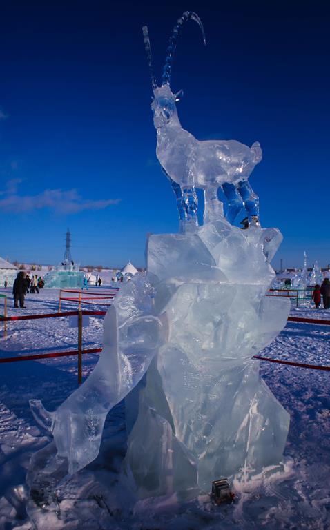 Ice Park in Yakutsk - Yakutia, Yakutsk, , The photo, Longpost